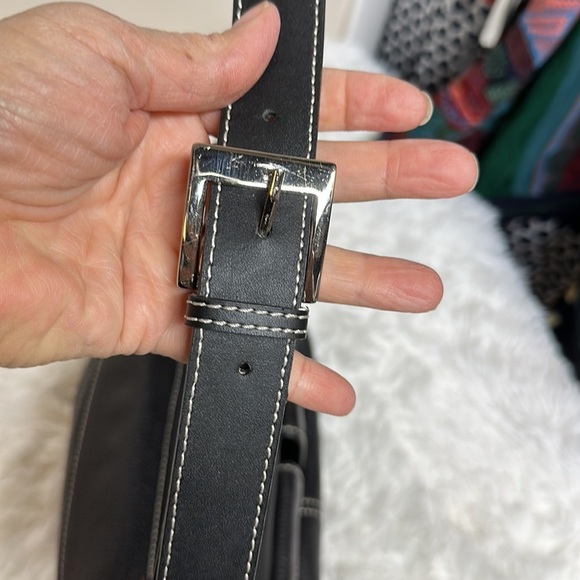 Max New York Black Leather Hobo Bag - Picture 6 of 12